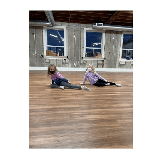 A mini pop dance class being performed