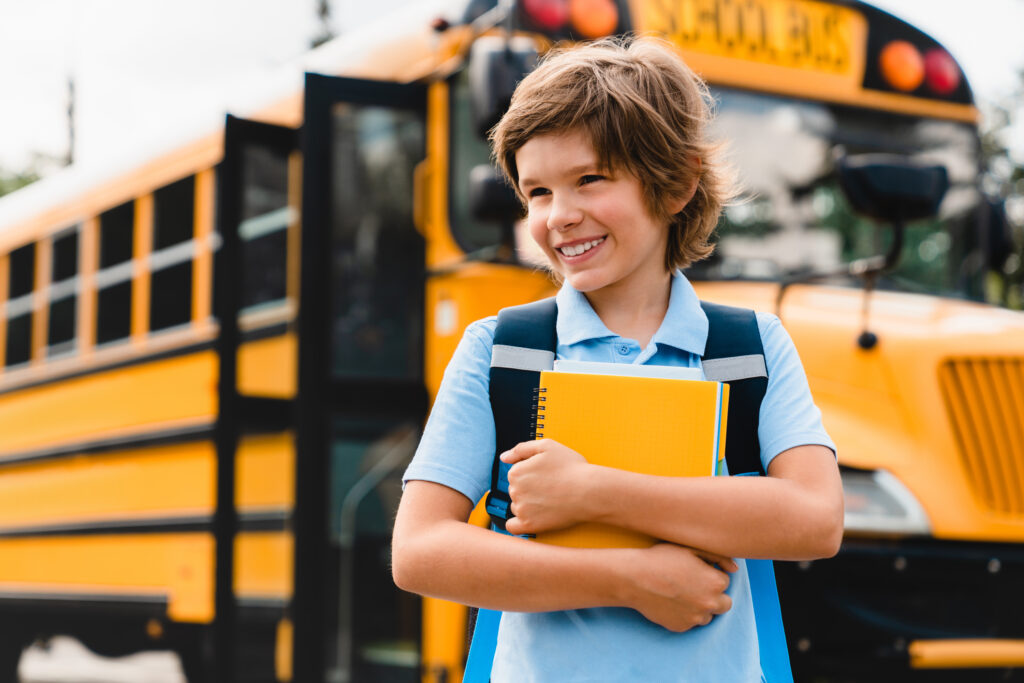 Toronto child heading to a school program for dance